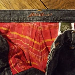 Eddie Bauer flannel lined jeans size 6